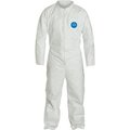 Dupont DuPont Tyvek 400, Coverall, Serged Seams, Open Wrist & Ankles, White, 3X, 25/Qty TY120SWH3X002500